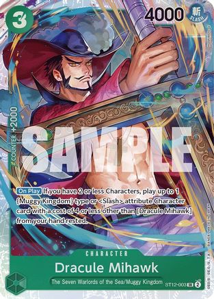Dracule Mihawk (ST12-003) - [Starter Deck 12: Zoro and Sanji] Foil