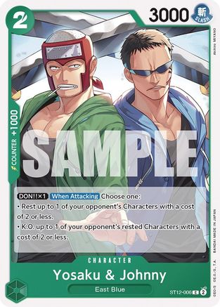 Yosaku & Johnny (ST12-006) - [Starter Deck 12: Zoro and Sanji]