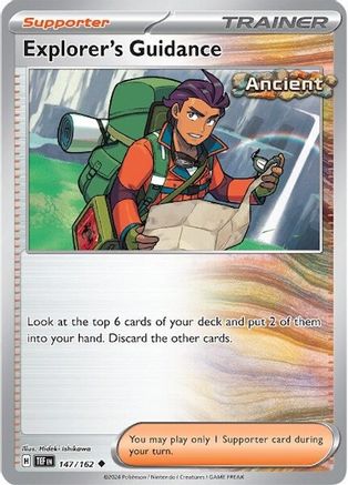 Explorer's Guidance (147/162) [Scarlet & Violet: Temporal Forces] Reverse Holofoil