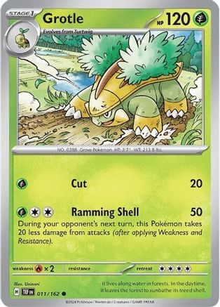 Grotle (011/162) [Scarlet & Violet: Temporal Forces] Reverse Holofoil