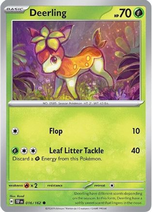 Deerling (016/162) [Scarlet & Violet: Temporal Forces] Reverse Holofoil