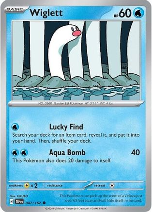 Wiglett (047/162) [Scarlet & Violet: Temporal Forces] Reverse Holofoil