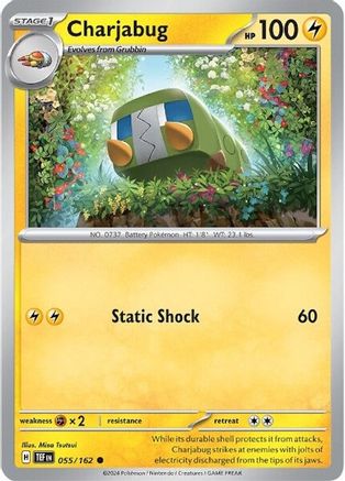 Charjabug (055/162) [Scarlet & Violet: Temporal Forces] Reverse Holofoil