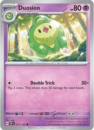 Duosion (071/162) [Scarlet & Violet: Temporal Forces] Reverse Holofoil
