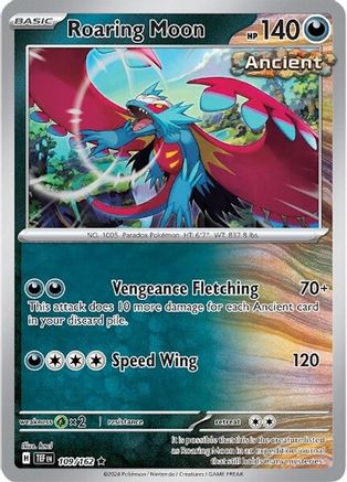 Roaring Moon (109/162) [Scarlet & Violet: Temporal Forces] Reverse Holofoil
