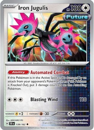 Iron Jugulis (139/162) [Scarlet & Violet: Temporal Forces] Reverse Holofoil