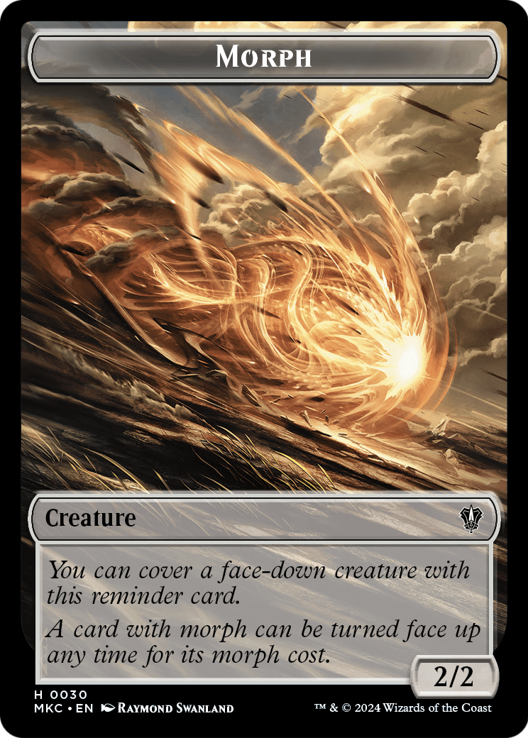 Morph  [Murders at Karlov Manor Commander Tokens] Foil