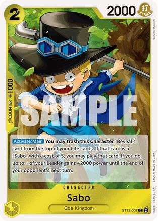 Sabo (007) (ST13-007) - [Ultra Deck: The Three Brothers] Foil