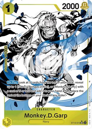 Monkey.D.Garp (Parallel) (ST13-013) - [Ultra Deck: The Three Brothers] Foil