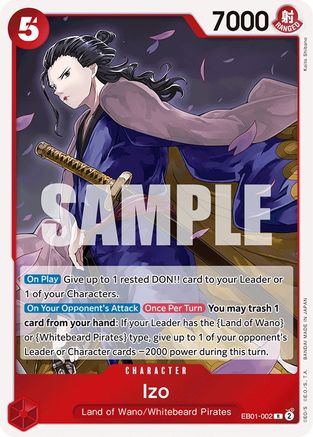 Izo (EB01-002) - [Extra Booster: Memorial Collection] Foil
