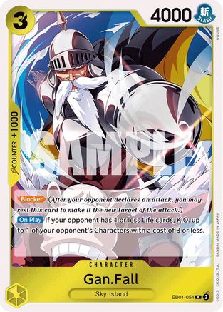 Gan.Fall (EB01-054) - [Extra Booster: Memorial Collection] Foil