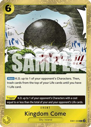 Kingdom Come (EB01-059) - [Extra Booster: Memorial Collection] Foil