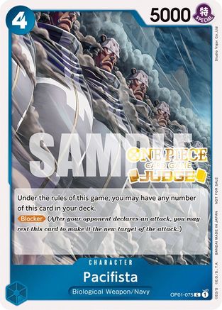 Pacifista (Judge Pack Vol. 3) (OP01-075) - [One Piece Promotion Cards] Foil