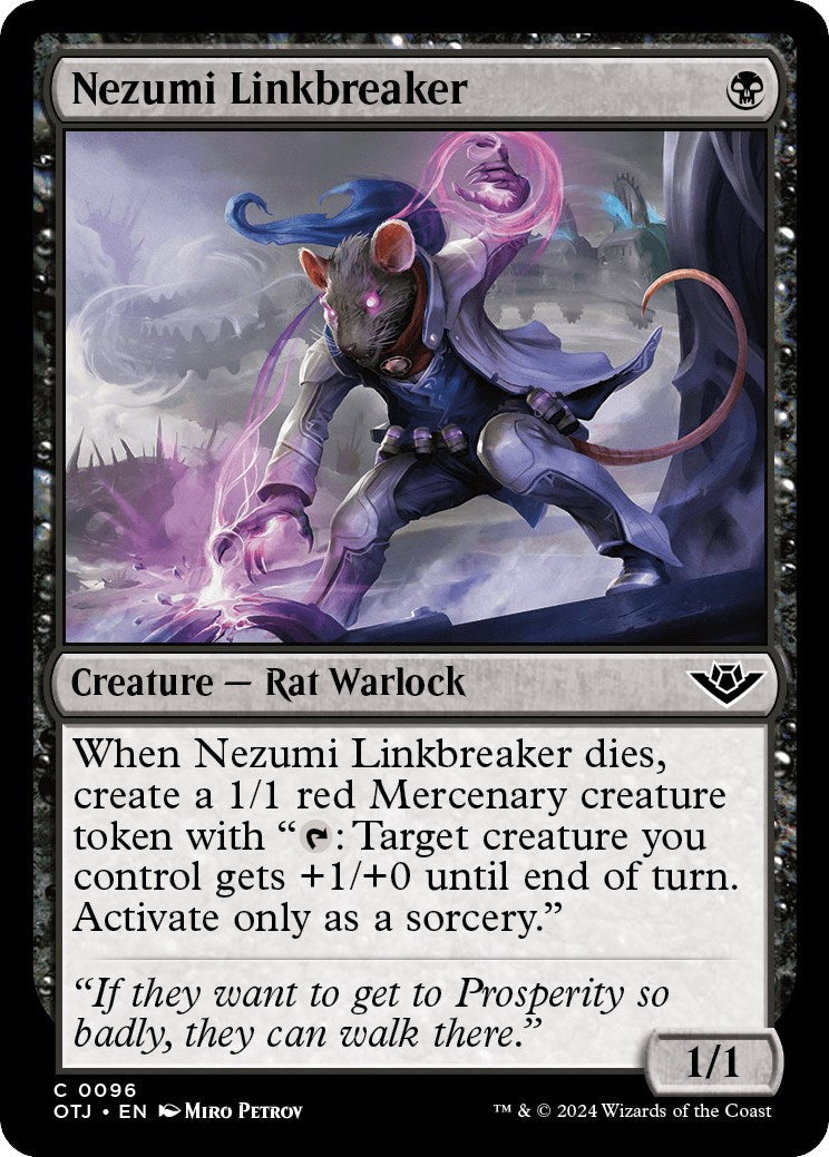 Nezumi Linkbreaker [Outlaws of Thunder Junction] Foil