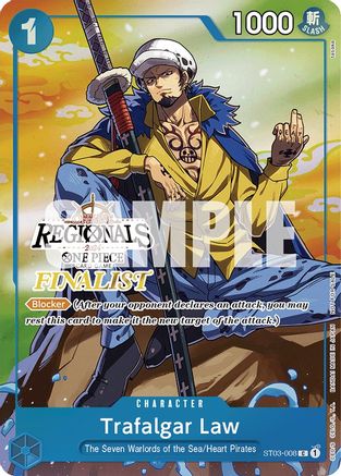 Trafalgar Law (Offline Regional 2024 Vol. 2) [Finalist] (ST03-008) - [One Piece Promotion Cards] Foil