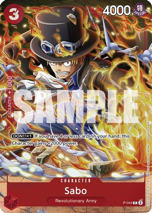 Sabo (Event Pack Vol. 4) (P-044) - [One Piece Promotion Cards] Foil