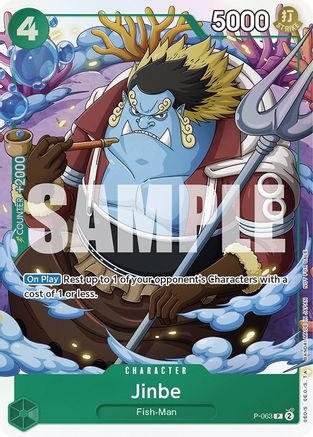 Jinbe (Event Pack Vol. 4) (P-063) - [One Piece Promotion Cards] Foil