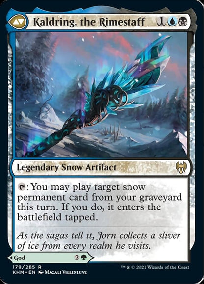 Jorn, God of Winter // Kaldring, the Rimestaff [Kaldheim] Foil