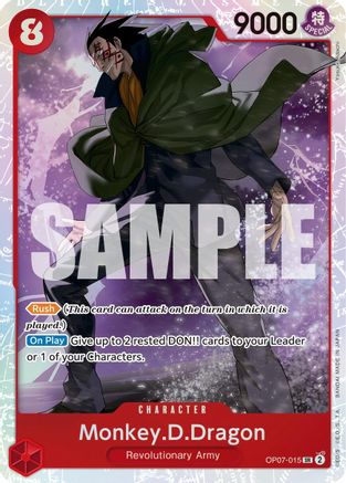 Monkey.D.Dragon (015) (OP07-015) - [500 Years in the Future] Foil
