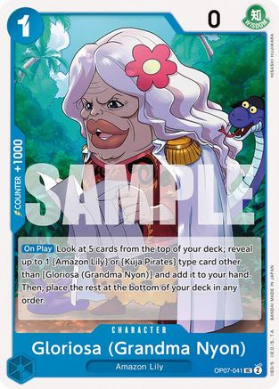Gloriosa (Grandma Nyon) (OP07-041) - [500 Years in the Future]