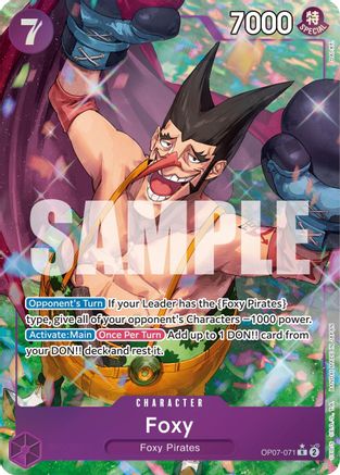 Foxy (071) (Parallel) (OP07-071) - [500 Years in the Future] Foil