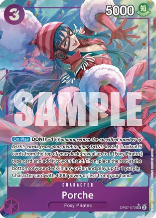 Porche (Parallel) (OP07-072) - [500 Years in the Future] Foil