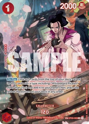 Izo (SP) (OP03-003) - [500 Years in the Future] Foil