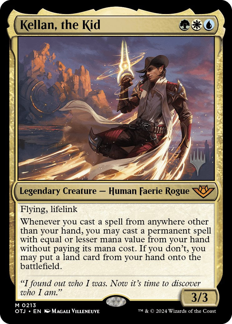 Kellan, the Kid (Promo Pack) [Outlaws of Thunder Junction Promos] Foil