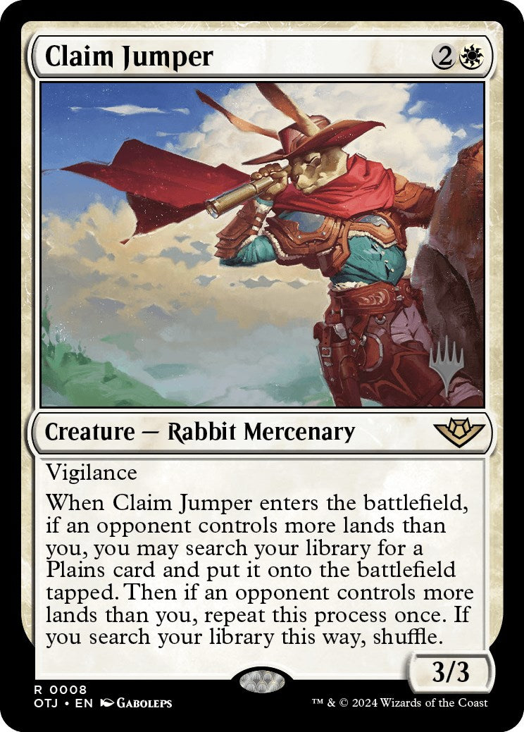 Claim Jumper (Promo Pack) [Outlaws of Thunder Junction Promos] Foil