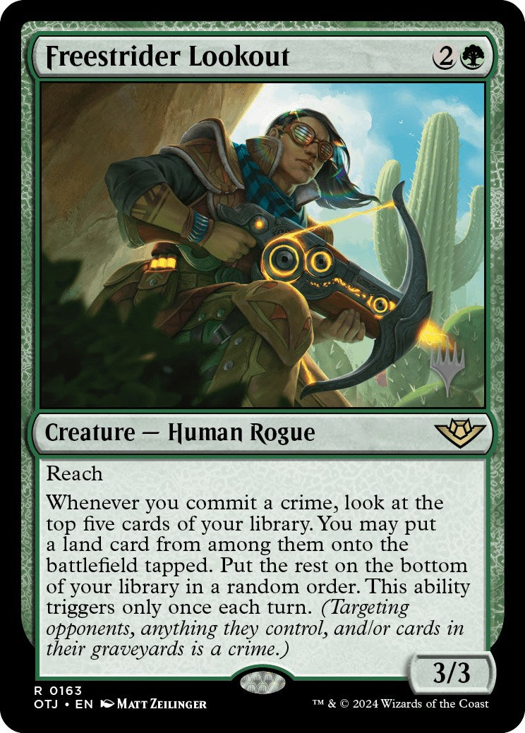 Freestrider Lookout (Promo Pack) [Outlaws of Thunder Junction Promos] Foil
