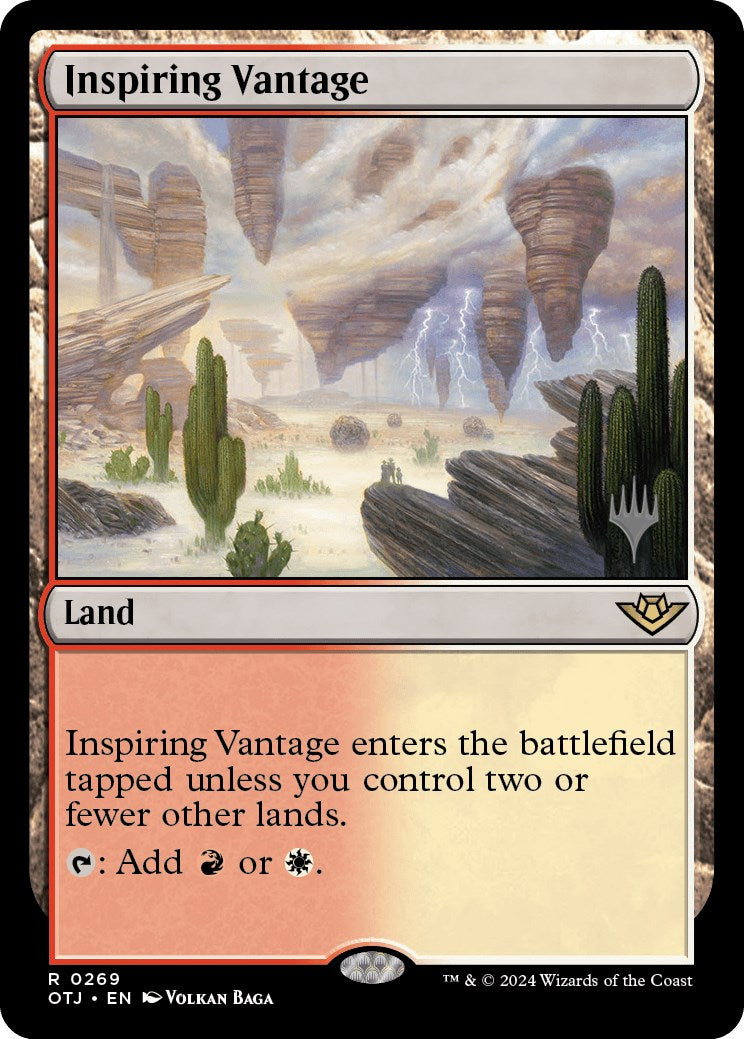 Inspiring Vantage (Promo Pack) [Outlaws of Thunder Junction Promos] Foil