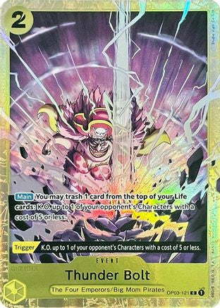 Thunder Bolt (Premium Card Collection -Best Selection Vol. 1-) (OP03-121) - [One Piece Promotion Cards] Foil