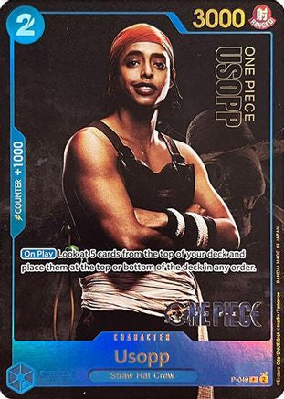 Usopp (Premium Card Collection -Live Action Edition-) (P-049) - [One Piece Promotion Cards] Foil