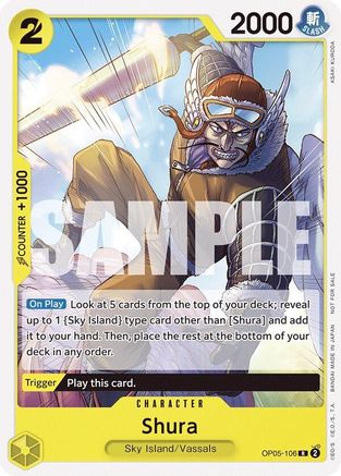 Shura (Tournament Pack Vol. 7) (OP05-106) - [One Piece Promotion Cards]