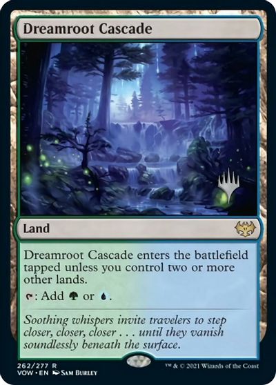 Dreamroot Cascade (Promo Pack) [Innistrad: Crimson Vow Promos] Foil
