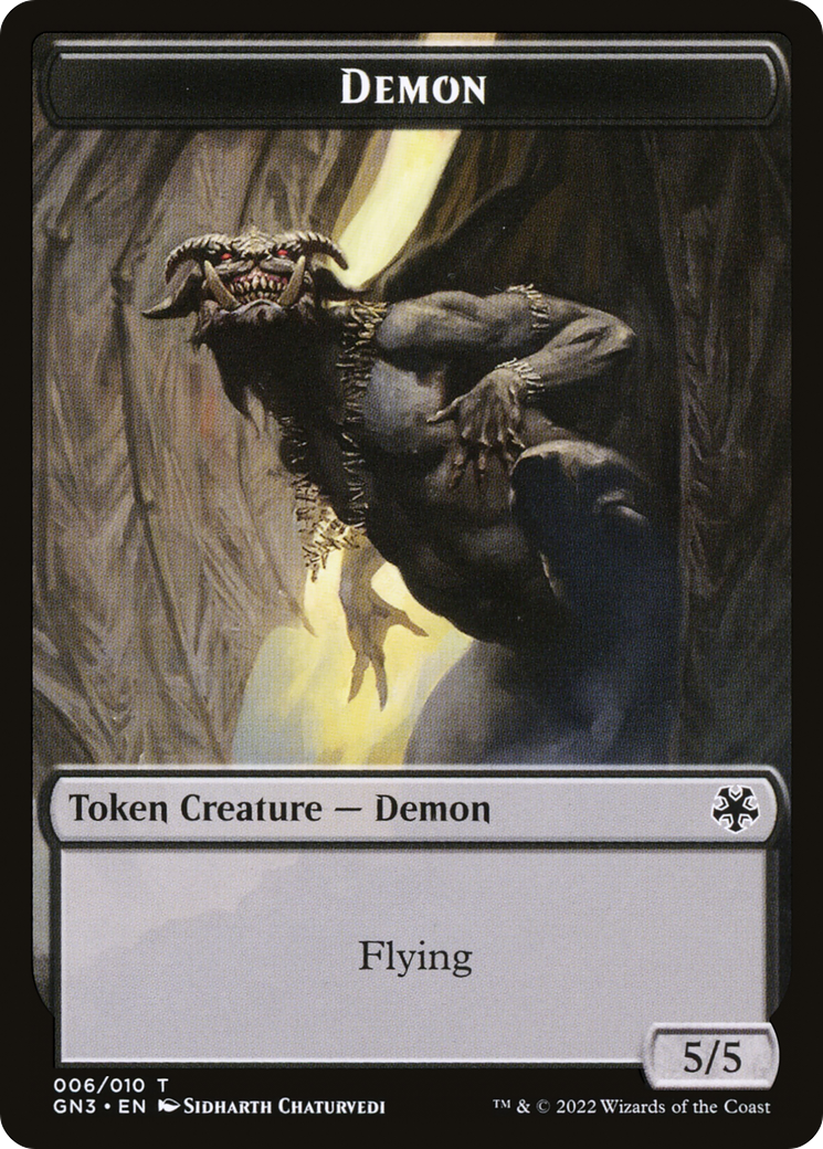 Demon  [Game Night: Free-for-All Tokens] Foil