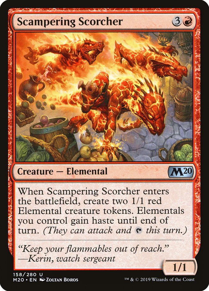 Scampering Scorcher [Core Set 2020] Foil