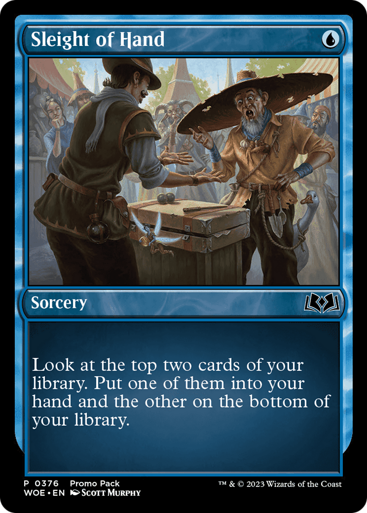 Sleight of Hand (Promo Pack) [Wilds of Eldraine Promos] Foil