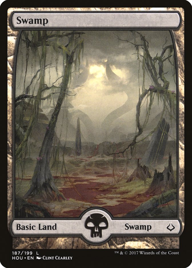 Swamp (187) [Hour of Devastation] Foil