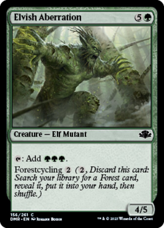 Elvish Aberration [Dominaria Remastered] Foil
