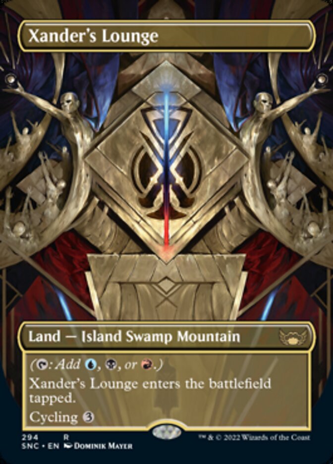 Xander's Lounge (Borderless Alternate Art) [Streets of New Capenna] Foil