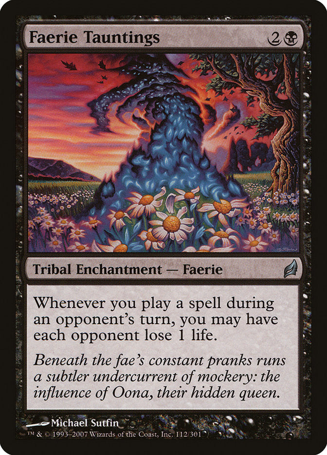 Faerie Tauntings [Lorwyn] Foil