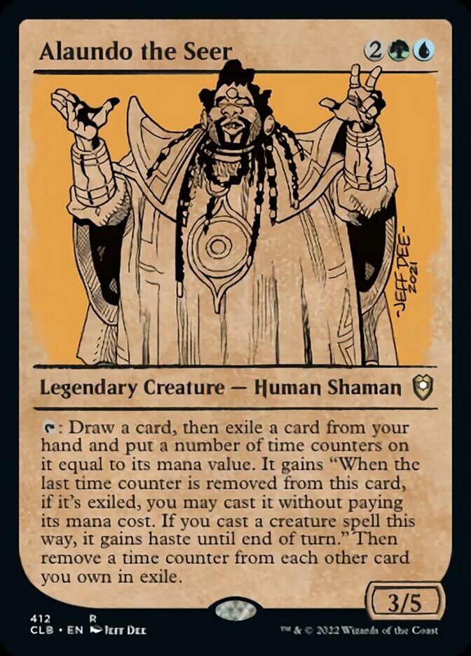 Alaundo the Seer (Showcase) [Commander Legends: Battle for Baldur's Gate] Foil