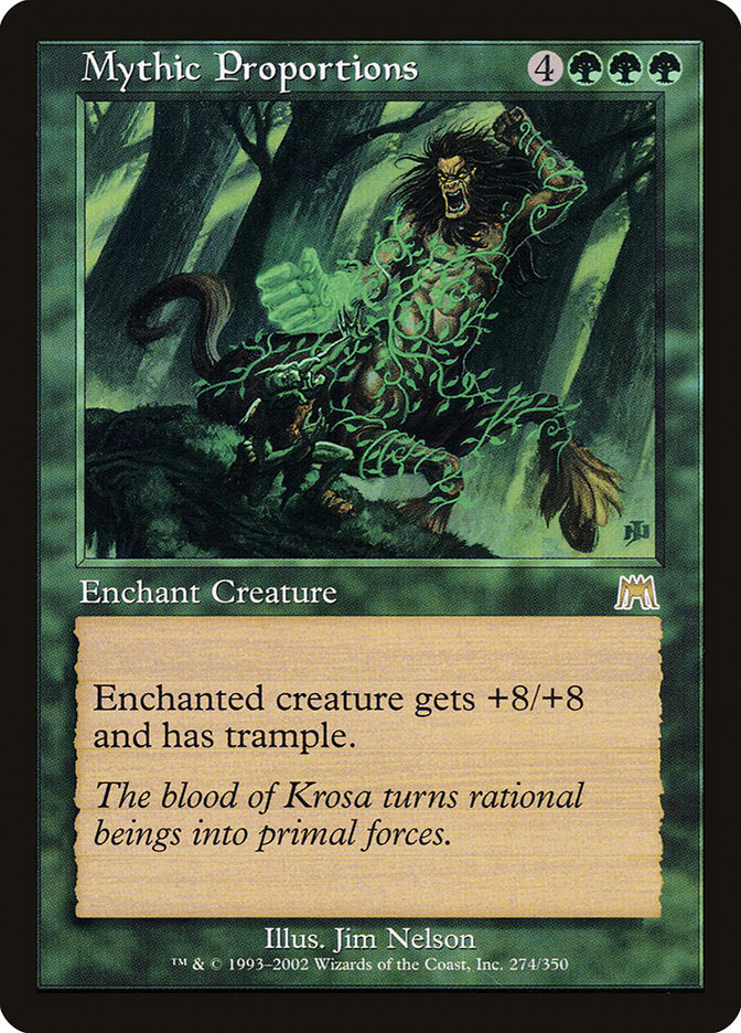Mythic Proportions [Onslaught] Foil