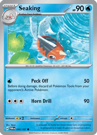 Seaking (045/167) [Scarlet & Violet: Twilight Masquerade] Reverse Holofoil