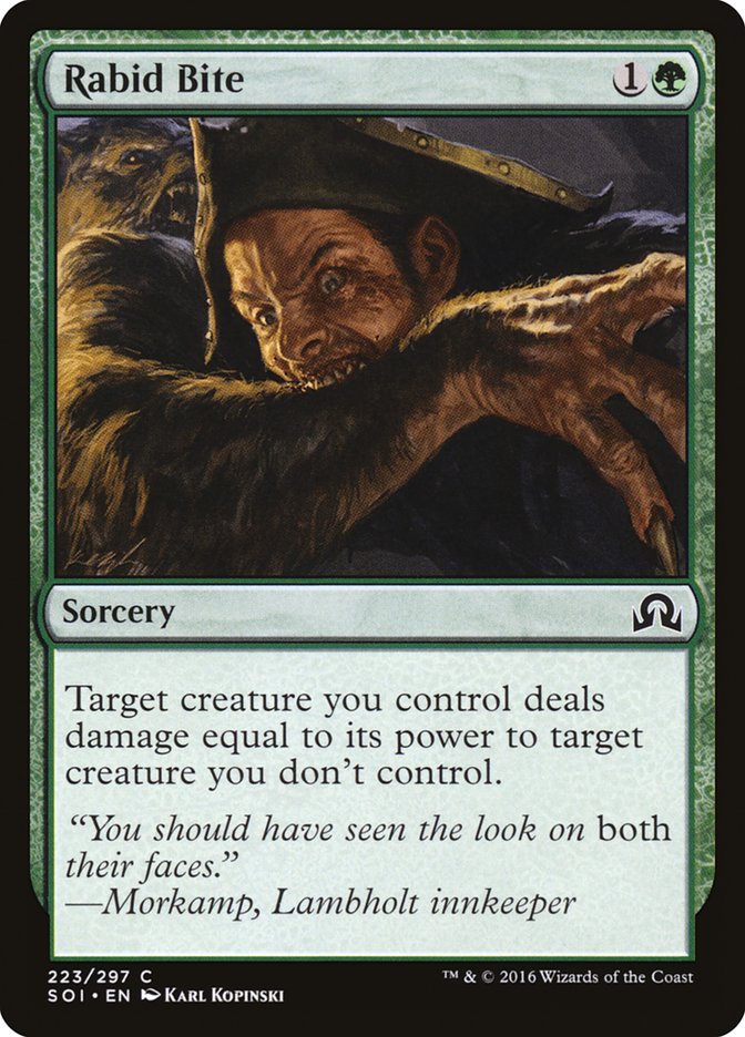 Rabid Bite [Shadows over Innistrad] Foil