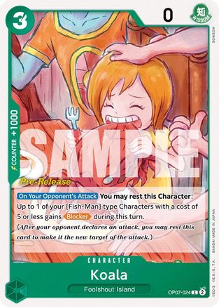 Koala (OP07-024) - [500 Years in the Future Pre-Release Cards]