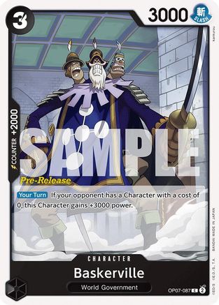 Baskerville (OP07-087) - [500 Years in the Future Pre-Release Cards]