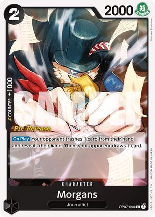 Morgans (OP07-090) - [500 Years in the Future Pre-Release Cards]