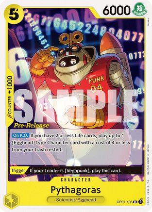 Pythagoras (OP07-105) - [500 Years in the Future Pre-Release Cards]